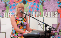Performing live at L Fest Lesbian Festival, 2019